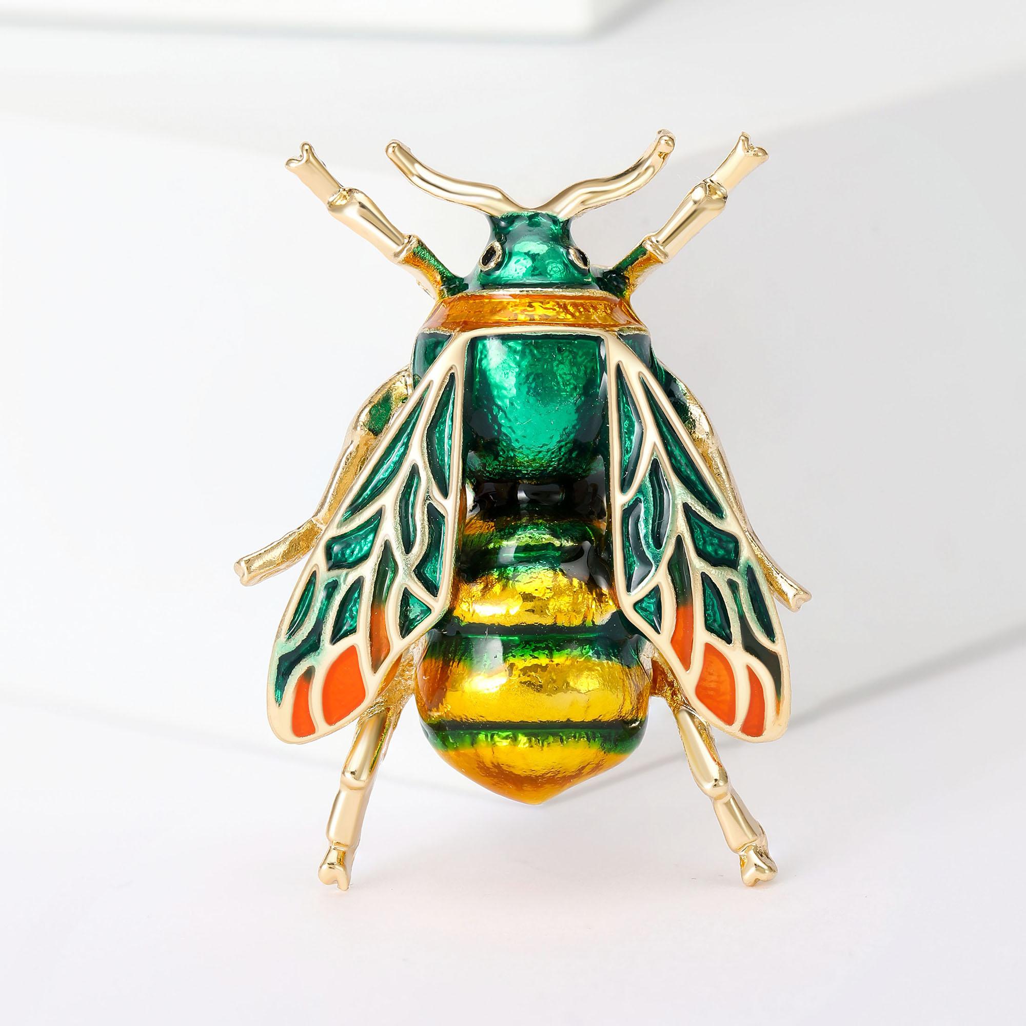 

Beaut&Berry Эмаль Божья коровка Брошь Жук Пчела Булавка Унисекс Броши Насекомые Офис Вечеринка Повседневные Аксессуары Подарки