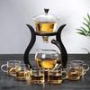 Lussuoso Infusore da Tè Automatico Magnetico in Vetro Borosilicato