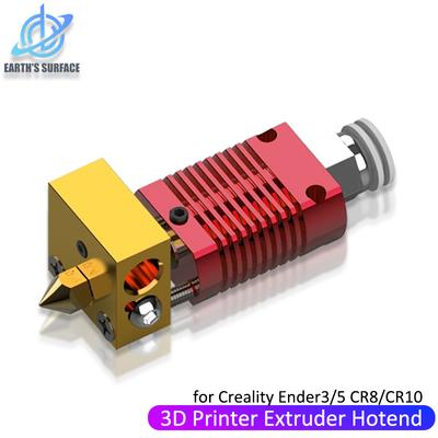 3D-Drucker Ender 3 Metall J-Head CR10 MK8 Hotend Extruder Kit Heizblock Düse Heizer Thermistor für CR10s Pro Ender3 V2 Ender 5