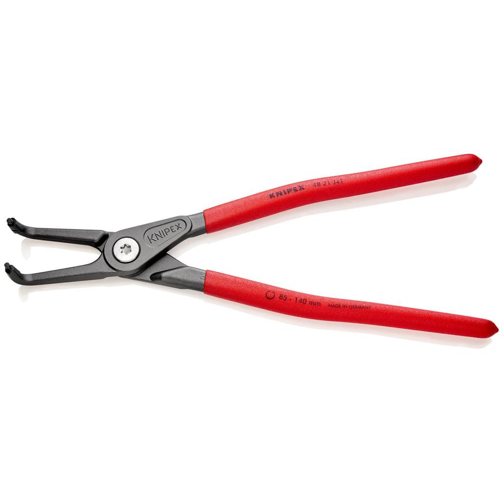 KNIPEX Precision Snap Ring Pliers for Curved 4821-J41 Holes, (SB)