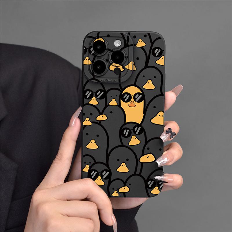 

iPhone 15/16 Case with Cute Duck Pattern - Drop-proof for 13 Pro Max iPhone X/XS