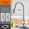 Yuanbinyannuo Gunmetal Grey Pull-Out Kitchen Faucet