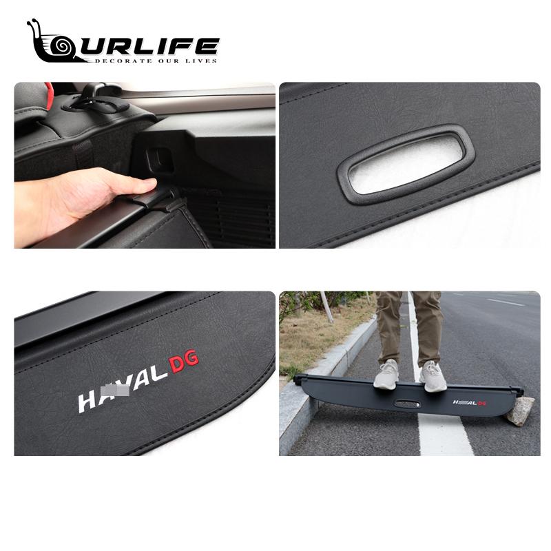 Car Rear Trunk Privacy Curtain Security Shield Cargo Cover for Haval Dargo  2022 2023 Waterproof Interior