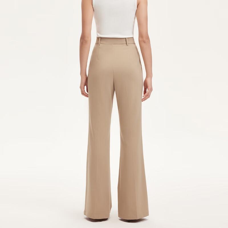 VEROMODA Women's High-Waisted Flared Lyocell Blend Casual Pants