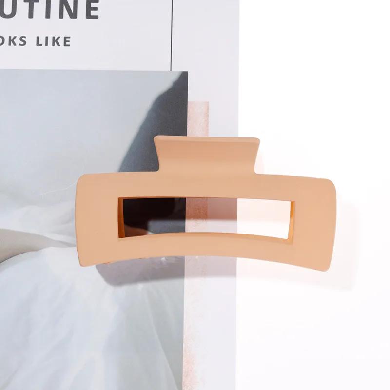 5 Zoll Extra Große Krallenklemmen für Dickes Haar und Langes Haar, 4er Pack XL Jumbo Krallenklemmen, Übergroße Matte Rutschfeste Rechteckige Haarspangen