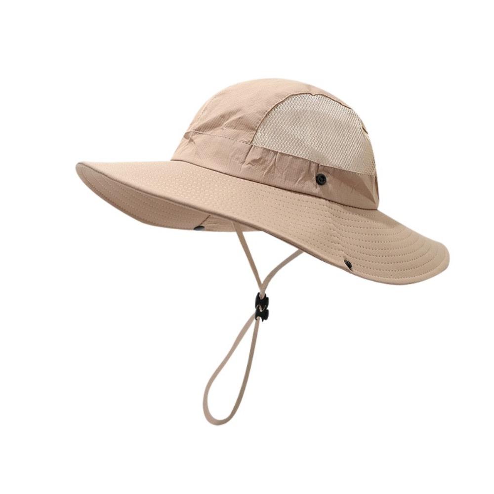 Quick-dry Men Fisherman's Hat Waterproof Hiking Cap Casual Folding Bucket Hat  Sports