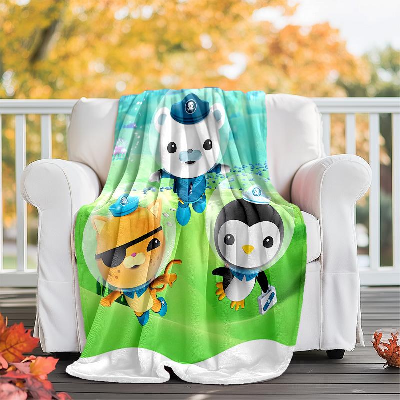 The Octonauts6 Printed Throw Blanket—lightweight,soft,warm;versatile Blanket for All Seasons—perfect As &air-conditioning Throw,nap Blanket