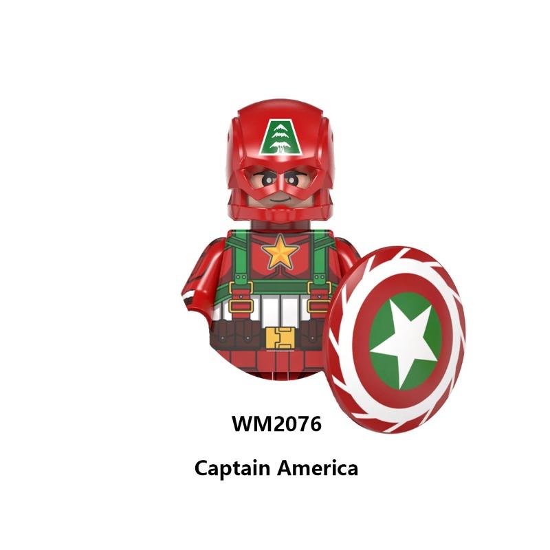 Marvel Building Blocks Mini Action Figures Children's Party Gifts Brick Toy Doctor Strange Spider-Man Kate Bishop