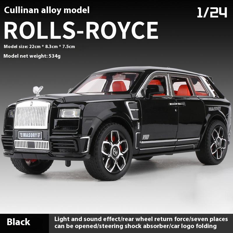 1:24 Rolls Royce Cullinan Mansory Customized Modified Version Alloy Metal Diecast Car Model Collecting Hobbies Gift Children Toy