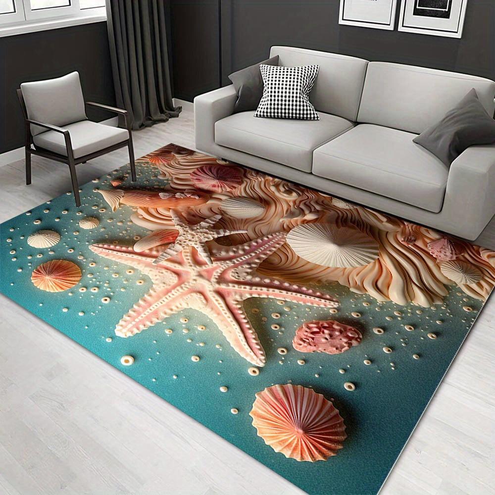 

1pc 24087857800 Pattern Carpet, Area Rug For Living Room Bedroom Room Bed Chair Laundry Entryway Corridor Yard Non-slip Outdoor Camping Rug 60cm by 90cm