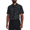 Under Armour Iso Chill Polo Shirts Men's Black Polo Collar Moderate Straight Fit Unisex 1377365-001