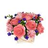 Flowers In a Basket - Flower Box Diy - Pink Roses