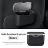 1pc Multifunctional ABS Car Trash Can - Universal Dry Wet Dual-Use Garbage Bin for Car Interior Storage
