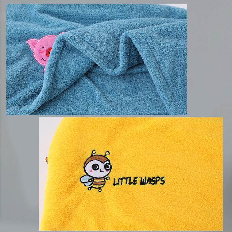 Magic Shower Hat Made of Microfiber, Double-layer Embroidery Towel, Bath Caps, A Hat for Dry Hair, A Quick -drying Soft Hat for A Lady, A Turban
