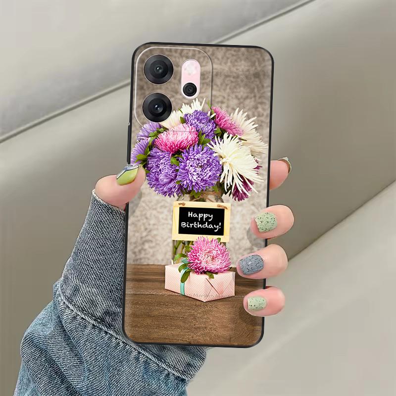 Per OPPO Reno14 F Custodia CPH2743 Cover Morbida in Silicone Gatto Carino Dipinto Protezione Fundas Per OPPO Reno 14F Reno14F Cover Posteriore Borse