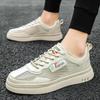 Men White Mesh Tennis Sneakers Summer Sports Skateboarding Shoes Students School Running Shoes Plus Size