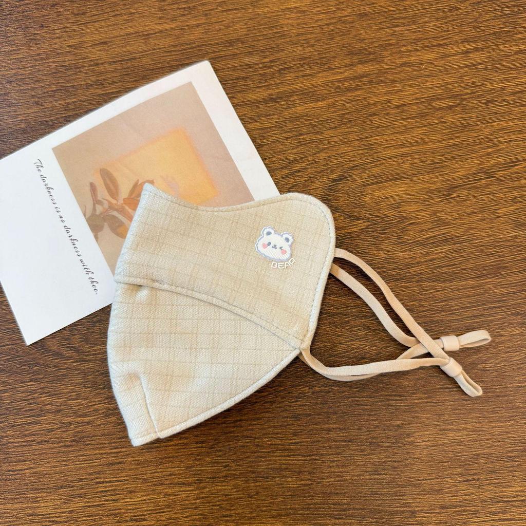 Kids' Autumn/Winter Windproof & Warm Cartoon Face Mask, Washable & Cold-Proof for Boys & Girls