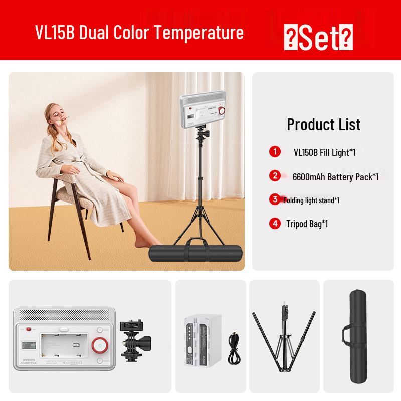 Ambitful VL15 Portable Photography Fill Light for Mobile Phones