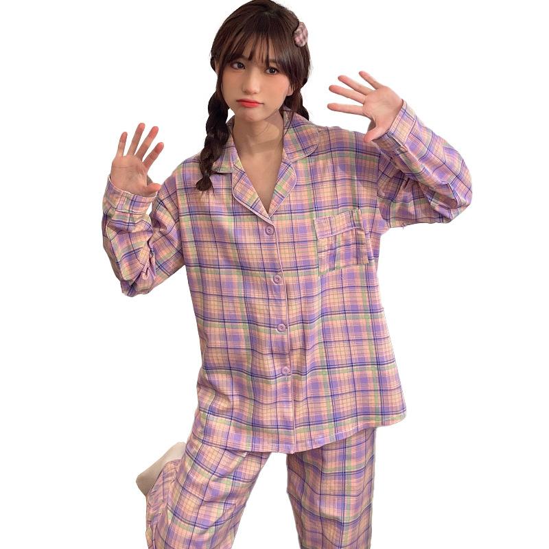 Wind Pajamas Women'S Spring And Autumn Long-Sleeved Trousers Set, High-End Loungewear Can Be Worn Outside