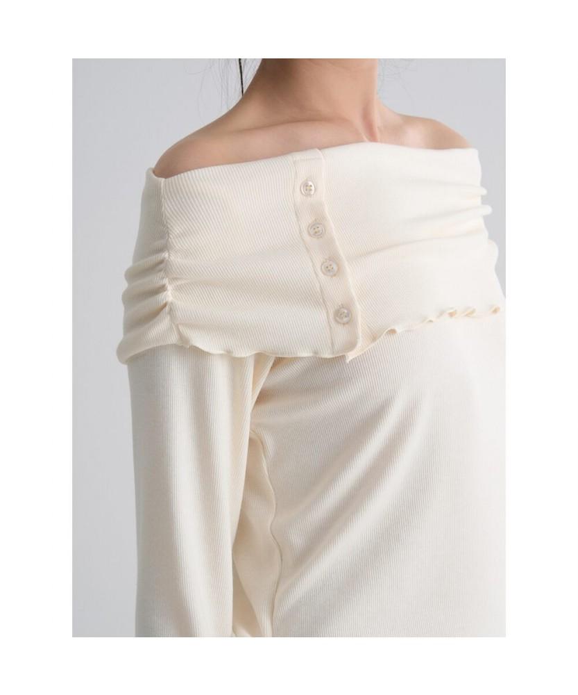 8seconds Solid Long Sleeve Jersey Top Ivory