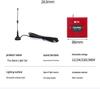 Industrial Fire Alarm System: Manual Emergency & Escape Alarm with One-Button Sound and Light for Factory Inspection.