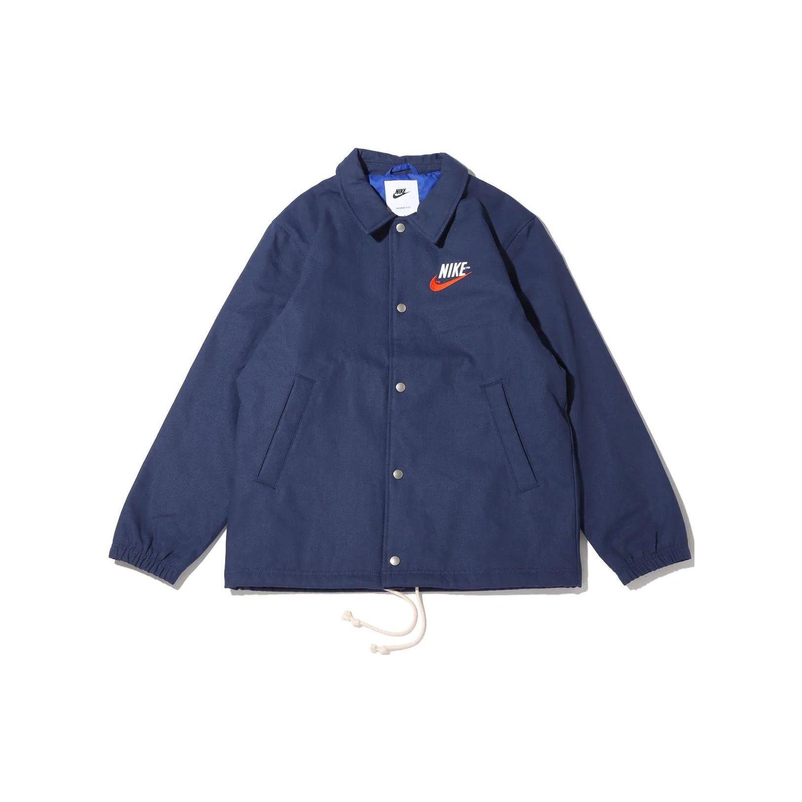 Nike Sportswear Trend Woven Coach Jacket Midnight Navy Men DM5276-410 S