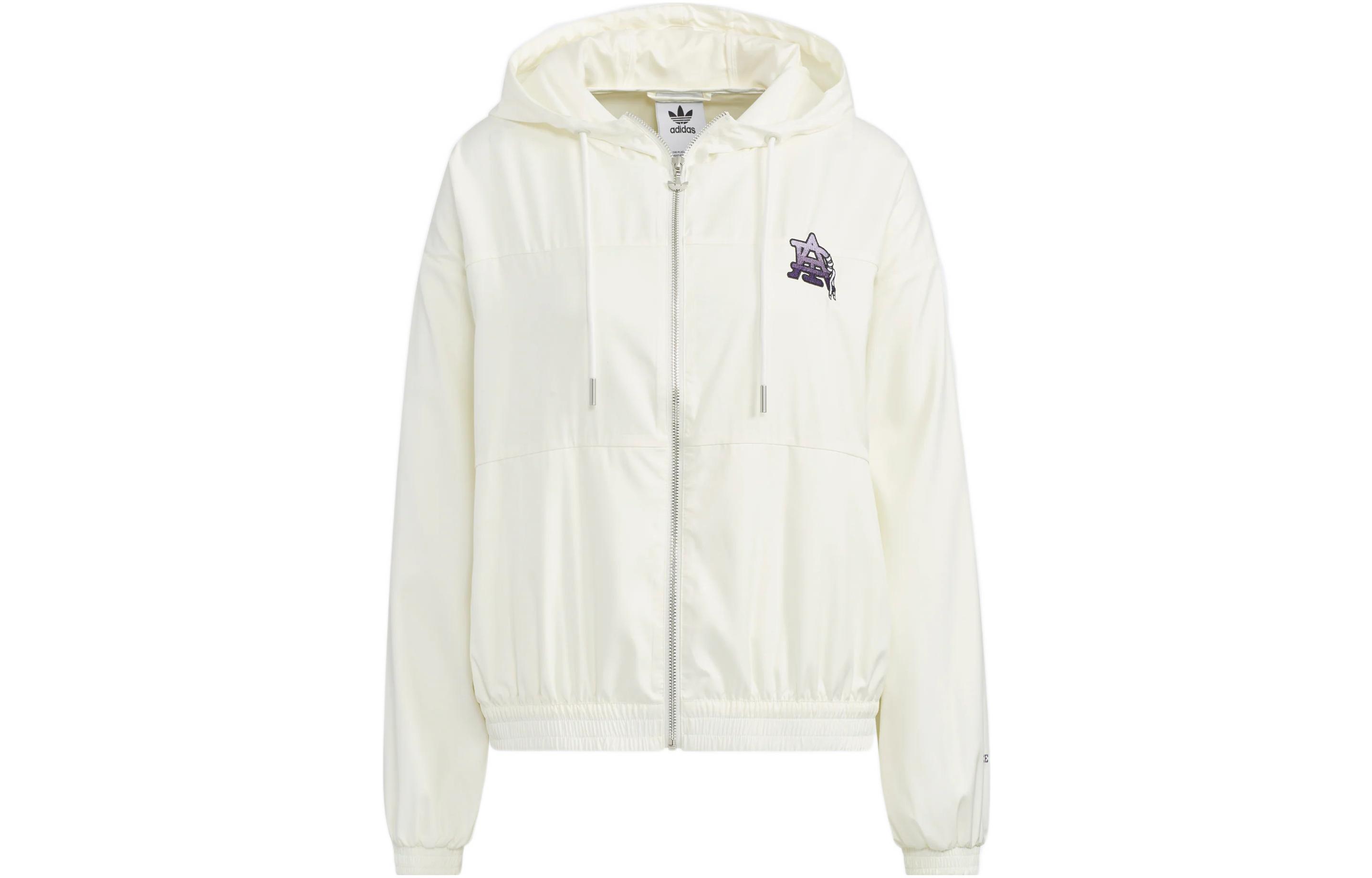 Adidas Originals MODERN COLLEGIATE Jackets Women s White Hooded Moderate Other HS1933 M