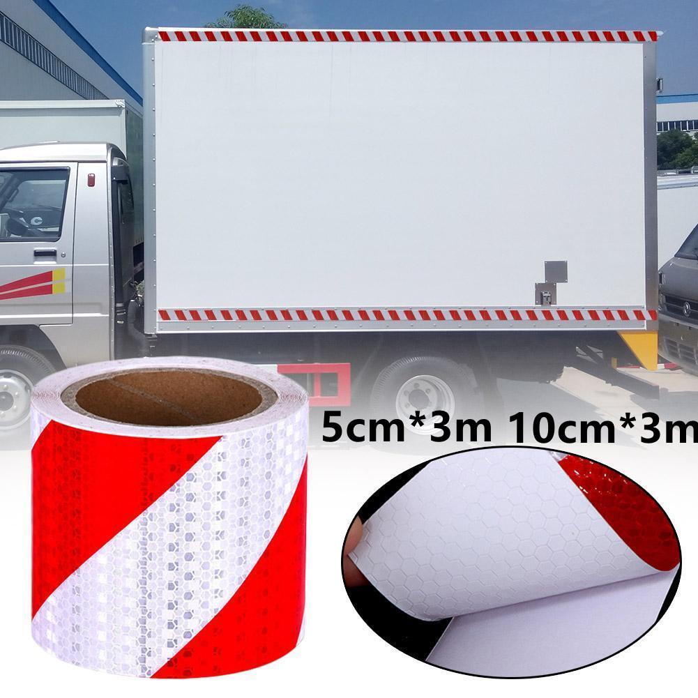 High-Visibility Warning Tape Peel-And-Stick Weather-Resistant Adhesive Reflective Film Traffic Reflective Signs for Road Safety