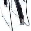 Clear Stadium Approved Tote Bag Transparent Small Handbag for Travel & Concert PVC Cosmetic Bag Travel Toiletries Bag