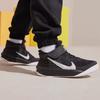 Nike Team Hustle D10 FlyEase GS Black Metallic Silver Kids Sneakers Volt White DD7303-004