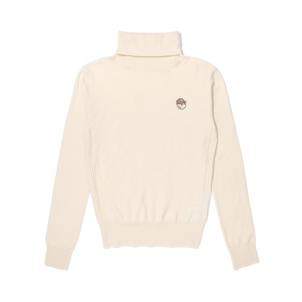 MALBON GOLF Malbon Fine Wool Sweater Ivory (Women)
