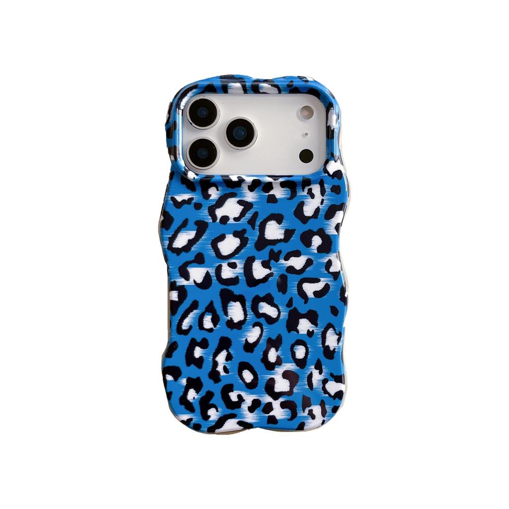 Leopard Print iPhone Case for 16 Pro Max/17 with Dual-Layer Film