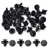LUYING Bumper Clips Push Rivets Bumper Clip Cover Retaining Clips Nylon for Vehicles Black 20pcs Nissan/Mitsubishi/Suzuki/Honda/Daihatsu (Black)
