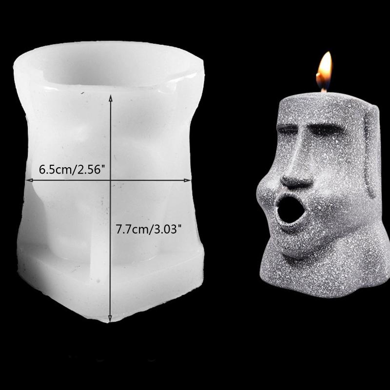 Statue Mold for Candle Making,Candle Mold Silicone for DIY Aromatherapy Candle,Epoxy Resin,Casting,Wax,Soaps,DIY Crafts