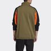 Adidas Originals Trefoil PT3 1/4 Zip Stand Collar Fitted Tracksuit Top Men Tops Olive-Green GC8699