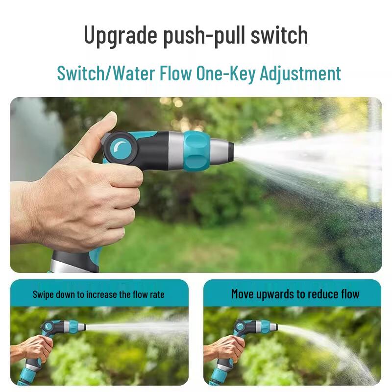 TLXT Car Wash High-Pressure Water Gun & Hose Set