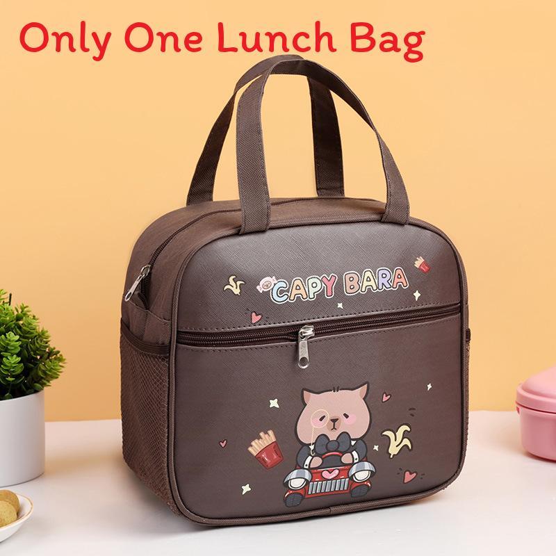 Kids Lunch Bag With Cartoon Design And Oxford Fabric For School And Travel