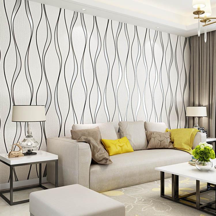 Luxury 3D Water Ripple Wallpaper Premium Suede Non-Woven Wall Covering, Breathable & Eco-Friendly TV Background, Living Room, Bedroom Decor (Unpasted)