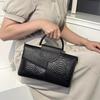 2025 Handheld Bag for Women New Large Capacity Party Clutch Crocodile Pattern Fashionable Elegant Crossbody Bag