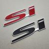 3D Metal Car Rear Trunk Fender Side Front Grille Logo Si Badge Si Emblem For Honda Civic Accord Jazz Si Sticker Accessories Aiq256