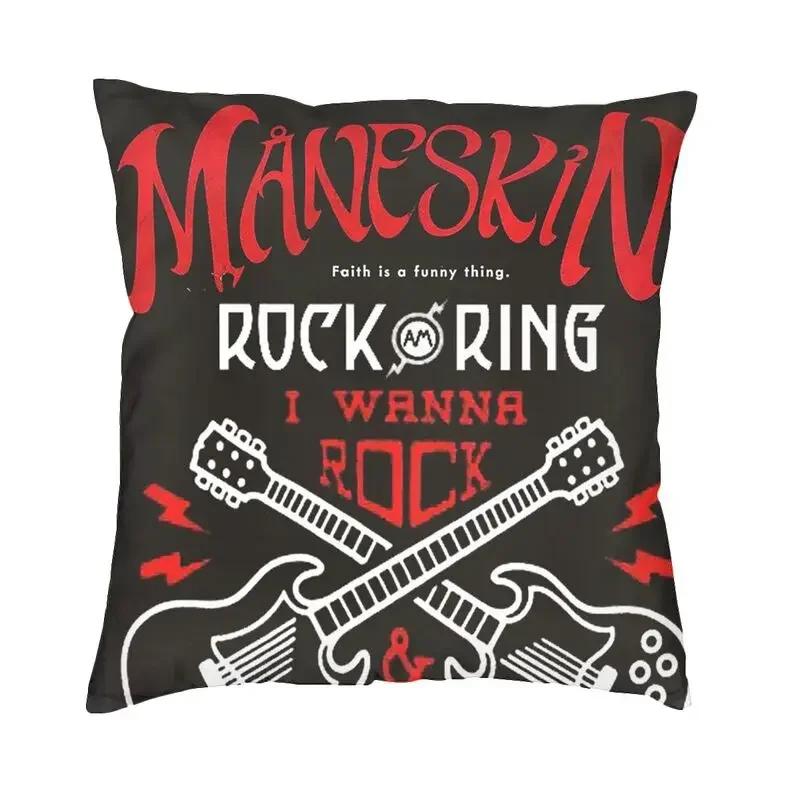Damiano David Maneskin Luxuriöser Kissenbezug Schlafzimmerdekoration Pop Kissen für Sofa Büro Outdoor Kissen