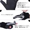 Goture Fishing Gloves with Flip Size Winter Cycling Warm Fishing Opening Sea River Cold Weather Protection Men's Cover, Gray, Two-Finger Opening, L,