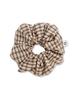 Nought O Logo Check Scrunchie
