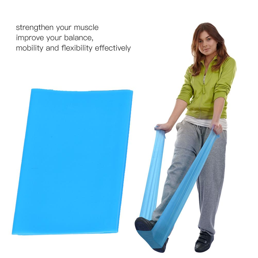 1.2M Fitness Equipment Elastic Exercise Resistance Bands Workout for Yoga(Blue)