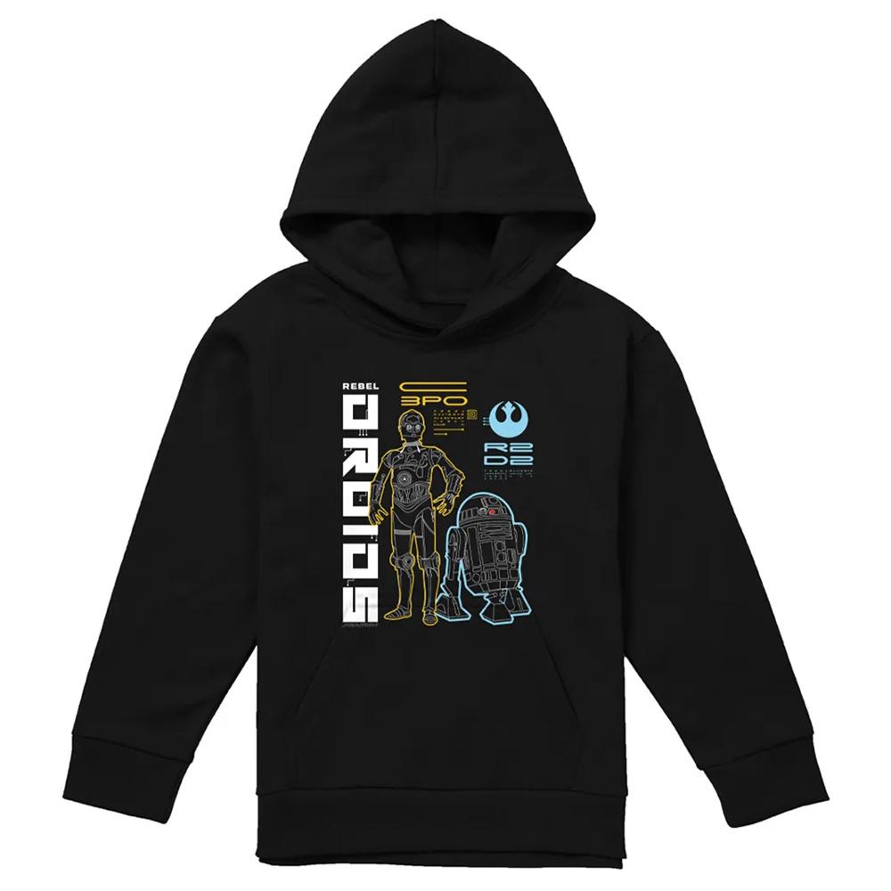STAR WARS Childrens/Kids Rebel Droids Hoodie