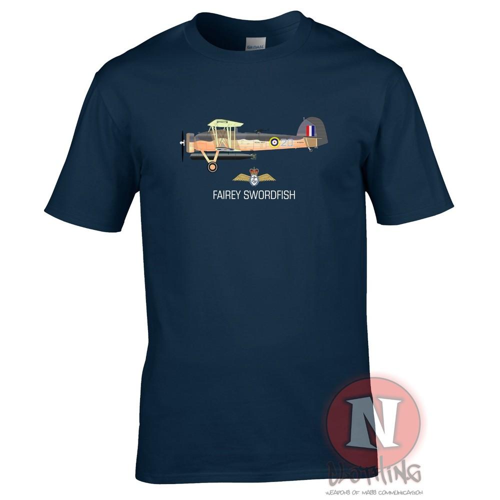 Fairey Swordfish TShirt Raf Fleet Air Arm Ww2 Fighter Aircraft S