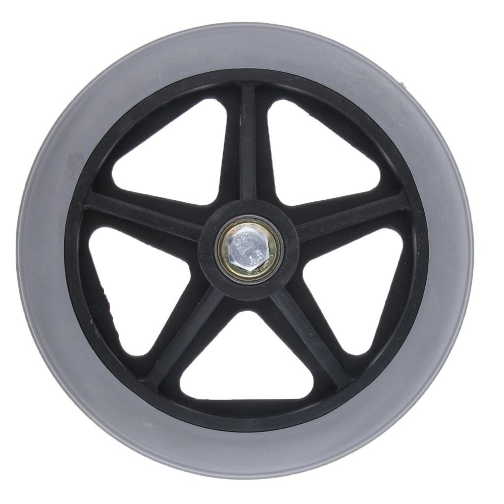 3x Polyurethane Replacement Wheels for 6 Inch Manual Carts / Wear Resistant