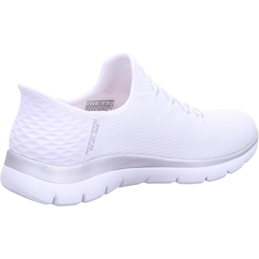 Sneakers Skechers white / silver Slips-In version