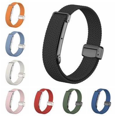 Bracelet de tracker d'activité physique élastique Bande magnétique pour biceps Bande de sport pour Google Fitbit Air pour femmes Hommes