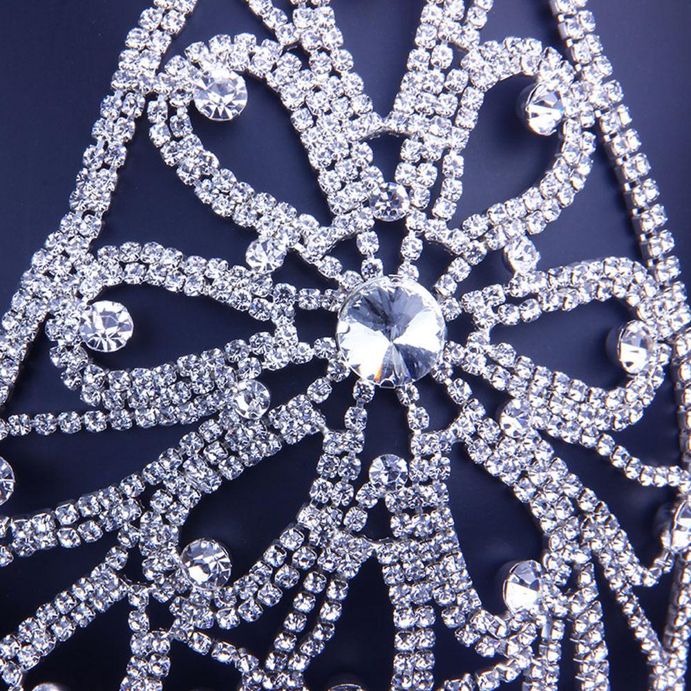 New Rhinestone Flower Bikini Body Chain - Sexy, Sparkling Diamond Nightclub Wear